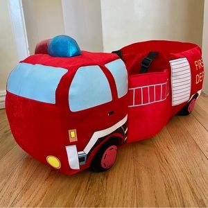🚒 Plush Fire Truck Costume by “I Want to Be . . .” Sz. 3-7y